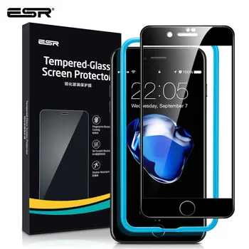 ESR Grūdintas Stiklas iPhone 8 7 Privacy Screen Protector, Pilnas draudimas HD Anti Mėlyna Šviesa Anti Spy Stiklo Filmas 
