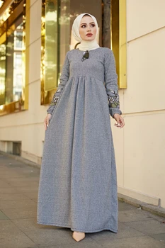 Eglute Fisto Moterų Suknelė Kukli Caftan Islamo Musulmonų Drabužiai Mados žiemos Maxi Suknelės Turkija Dubajus 2021 Hijab