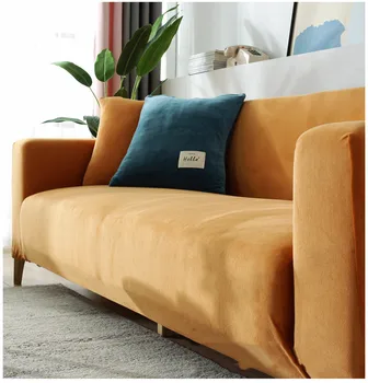 Elastinga sofa dangtelį nustatyti gyvenamasis kambarys sofos rankšluostį šiltas sofa cover strech sofa Slipcover žiemos namų tekstilė namų dekoro