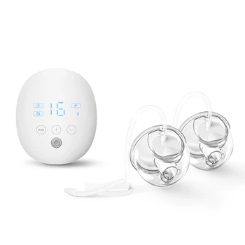 Elektros Krūties Siurblys du kartus Silent Nešiojami Automatinė Milker USB Įkraunama Rankų Nešiojamą Kūdikį Pieno Extractor