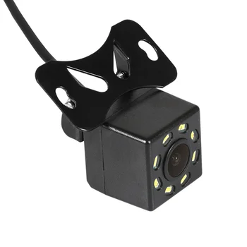 Eunavi 8 LED Naktinio Matymo Automobilio Galinio vaizdo Kamera Universalios Atsarginės automobilių Stovėjimo aikštelė Fotoaparatas atsparus Vandeniui atsparus smūgiams Platus Kampas, HD spalvotą Vaizdą