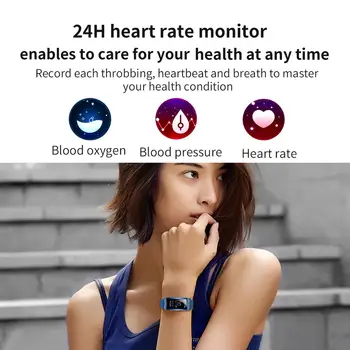 F28 Moterų Smart Watch Širdies ritmas, Kraujo Spaudimas ir Moterų Fiziologinių Laikotarpį Priminimas Sporto Treniruoklių apyrankę Dovanos, Panele, Mergina
