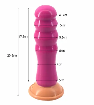 FAAK siurbimo butt plug silikono analinis dildo bambuko mazgas dizaineris analinis kaištis suaugusiųjų masturbuotis fetišas, sekso žaislai, išangės masažas sekso parduotuvė