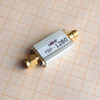 FBP 1280 1280 (1220-1340) MHz bandpass filtras, itin mažo dydžio,, SMA sąsaja