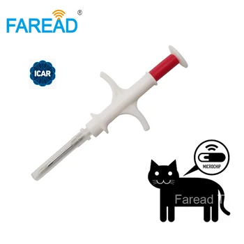 FDX-B ISO11784/5 1.4*8mm gyvūnų ID RFID siųstuvas GT lustas mini mikroschema adata žuvų šuo, katė nustatyti injekcinius švirkštų