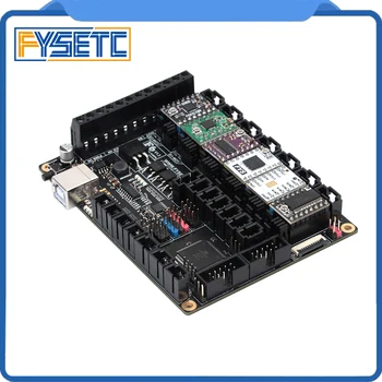 FYSETC F6 V1.3 Valdybos Mainboard + 6pcs TMC2100/TMC2208 v1.2/TMC2130 v1.2/DRV8825/S109/A4988/ST820 VS SKR V1.3