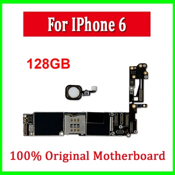 Fabrikas Atrakinta iPhone 6 Plokštė Su sensoriniu ID, Logika lentos iphone 6 Su Pilna Drožlių Plokštės