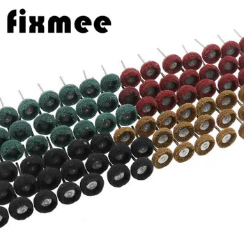 Fixmee80pcs/set Mini Šepetys, Plovimas Padas Šlifavimo Rato Nailono Pluošto, Šlifavimo, Šlifavimo Galvutės smūginės apkrovos Poliravimo Varantys 3