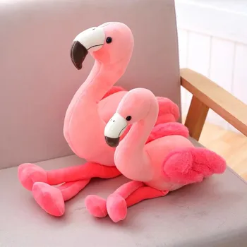 Flamingo įdaryti pliušinis žaislas flamingo paukščių iškamšos minkšta lėlė, vaikams, žaislas gimtadienio dovana vaikams, vaikų mergaičių