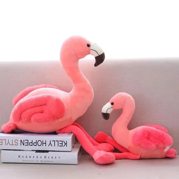 Flamingo įdaryti pliušinis žaislas flamingo paukščių iškamšos minkšta lėlė, vaikams, žaislas gimtadienio dovana vaikams, vaikų mergaičių