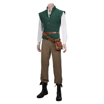 Flynn Rider Cosplay Kostiumų Liemenė Marškinėliai, Kostiumai Helovyno Karnavalas Kostiumas