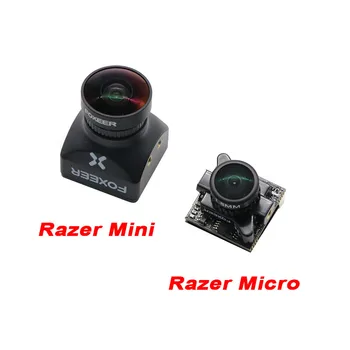 Foxeer Razer Mini 1200TVL 2.1 mm Objektyvas 4.5-25V FPV Kamera PAL/NTSC Perjungiamos Sistema 4: 3 Lenktynių Tranai Rodyklių versijos