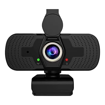 Full HD 1080P USB Web Kamera su įmontuotu Mikrofonu + Dangtis 360 Rotaciją Kompiuterio Kamera Vaizdo skambučiams Konferencijos Darbą