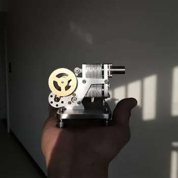 Full Metal Stirlingo Variklio Modelis Mini Generatoriaus Modelio Garo Mokslo Švietimo Variklio Žaislas 2020 Naują Atvykimo Aukštos Kokybės
