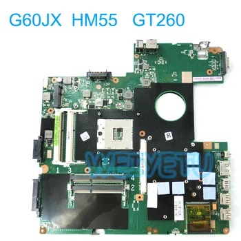 G60JX HM55 GTX260 Plokštę Už ASUS G51J G60J G51JX Nešiojamas Mainboard Su 4RAM laiko Tarpsnių PAG 989 HM55 DDR3 REV 2.0 Bandymo darbas