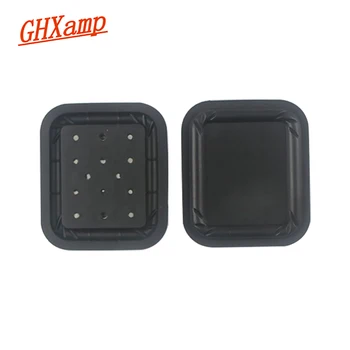 GHXAMP 76*66MM 1-2inch Bass, radiatorių, diafragma, Pagalbiniai pridėti žemo dažnio Guma + Metalas plokštė 1Pairs