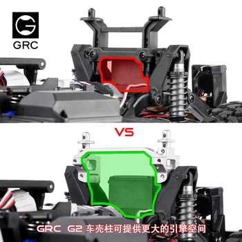 GRC 1 / 10 RC kelio traxxastrx4 atnaujinti dalių modeliavimas viršutinėje juostoje metalo priekiniai automobilio korpuso skiltyje gilaus automobilio korpuso stulpelio