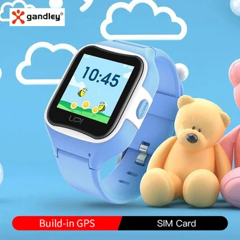 Gandley M2 Vaikai WIFI Vietą Smartwatch GPS Vaikai Smart Žiūrėti Vandeniui IP67 Balso Pokalbių SOS Skambutis Laikrodis Klasės Draudžiama