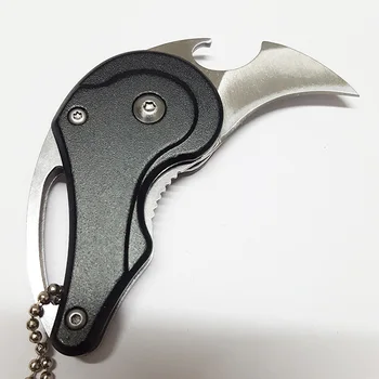 Ganzo karambit peiliukas edc 5Cr13Mov sulankstomas peilis išgyvenimo cs go medžioklės peilius, aliuminio rankena faca taktinis kempingas įrankis