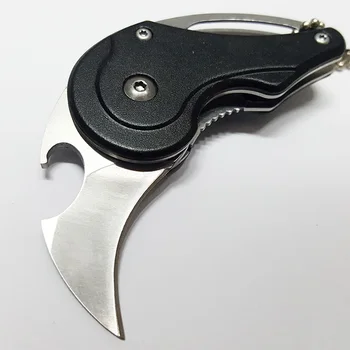 Ganzo karambit peiliukas edc 5Cr13Mov sulankstomas peilis išgyvenimo cs go medžioklės peilius, aliuminio rankena faca taktinis kempingas įrankis
