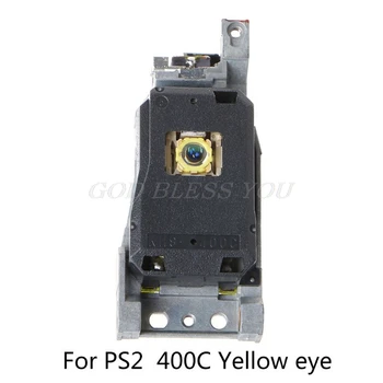 Geltona/Balta Akies Optinės Objektyvo Galvos Objektyvas Moduliu, PS2 KHS-400C Žaidimų Konsolės Lašas Laivybos