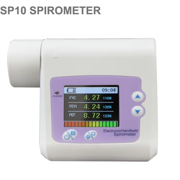 Gerai Supakuota Saugiai Durų Spirometer SP10 CONTEC Skaitmeninis Plaučių Tūris prietaiso FPK PEF FEV1 FEF25 USB Programinės įrangos Namų, Ligoninių