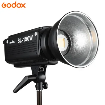 Godox 2x SL150W Studija Nuotrauka Priedai, Blykstės, Apšvietimo Rinkinys 5600K LED Vaizdo Šviesos Lempa + 2x Softbox 60x90cm + 2x Šviesos Stendas