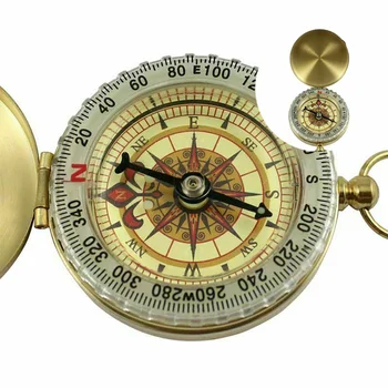 Golden Compass Nešiojamų Kompasas Navigacijos Kempingas, Žygiai Kompasas, Lauko Veikla, Nukreipta Vadovas Įrankiai, Matavimo Liniuotė Įrankis