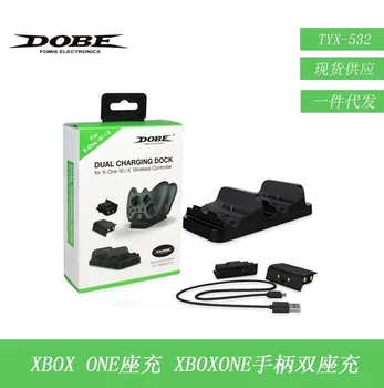 Greitas Įkroviklis XBOX VIENAS duomenų Valdytojas Dual Charging Dock Įkroviklis + 2vnt Įkrovimo XBOX VIENAS Valdiklis Baterijos Stander