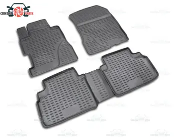 Grindų kilimėliai Honda Civic 4D 2006-2011 kilimėlių ne slydimo poliuretano purvo apsaugos, vidaus reikalų automobilių optikos reikmenys