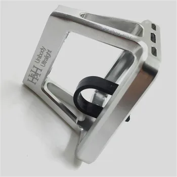 H & Lankstymo Savarankiškas Laikiklis CNC Aliuminio Integruotas laikiklis brompton dviračio Krepšys, priedų vežėjas