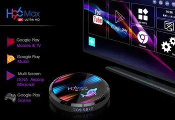 H96 MAX X3 PK3318 Android TV BOX 8K HD Max 128GB 64GB 32GB Wifi 1000M Smart TV 