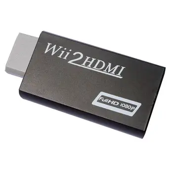 HDMI Konverteris HD Išvesties Automatinis Jungiklis Rezoliucija WII2HDMI