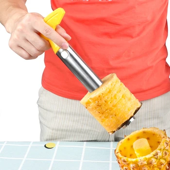 HILIFE Vaisių, Daržovių Peilis Nerūdijančio Plieno Mini Virtuvės Reikmenys Ananasų Skustukas Spiralizer Cutter Core Žievelės Slicer