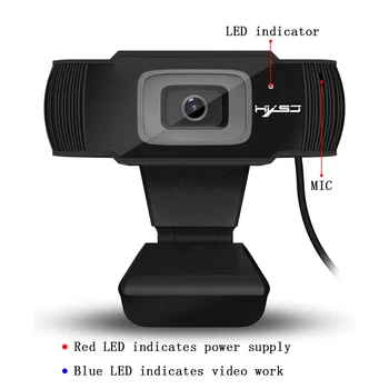 HXSJ S70 HD Kamera su automatinio Fokusavimo funkcija Web Kamera 5 Megapikselių paramos 720P 1080 Vaizdo Ryšio Kompiuterių Periferinių Kamera HD žiniatinklio Kameros Desktop