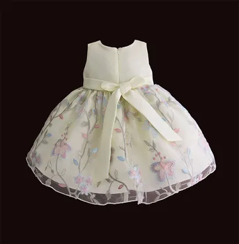 Hetiso Kūdikių Naujagimių Mergaičių Suknelė 1 Metų Gimtadienio Išsiuvinėti Tutu Kūdikiams, Vaikiška Gėlių Suknelės 0-4 Metų Drabužių