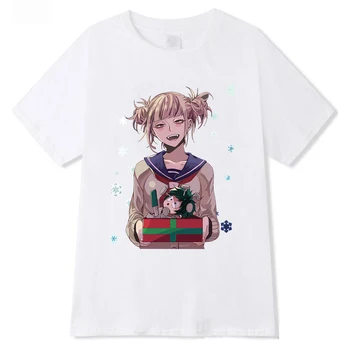 Himiko Toga Mados Anime Streetwear T Shirts Moterų Mano Herojus akademinės bendruomenės Marškinėliai Boku No Herojus akademinės bendruomenės T-shirt