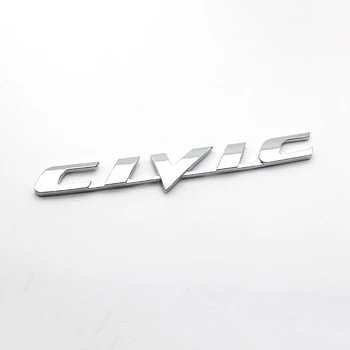 Honda Civic Hybrid Tinka Jazz CRV Sutarimu Odyssey Pažvelgti Spirior CRZ Typer Mugen Pusėje Uodega Lipdukas Emblema Auto Modifikacija