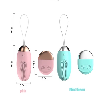 Insertable Vibruojantis kiaušinis Makšties massager G-taško Stimuliatorius USB įkrovimo Nuotolinio Valdymo 10 Greičio Vibratorius, Sekso Žaislai Moterims