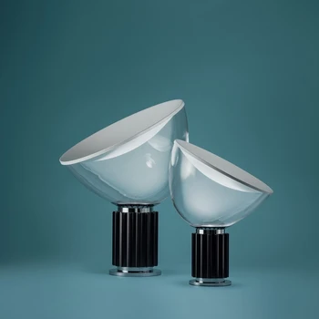 Italijos RadarTable Lempos Šiuolaikinės Dizaineris Stiklo Stalo Lempos, Svetainė, Miegamasis, Studijų Stalo Dekoras, Šviesos, Šiaurės E27 Naktiniai Staleliai, Lempa