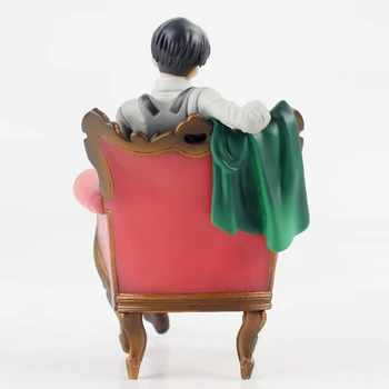 Išpuolis Titan Pav Žaislai Levi Rivaille Varžovų Akermano ant Sofos Anime Modelis Lėlės