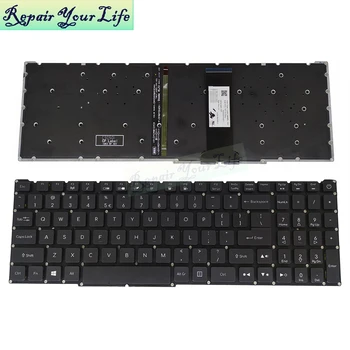JAV foninio Apšvietimo Klaviatūra Acer Nitro 5 AN515 54 7 AN715 51 anglų Originalas black Pakeisti klaviatūras LG05P T90BAL taip, pardavimas