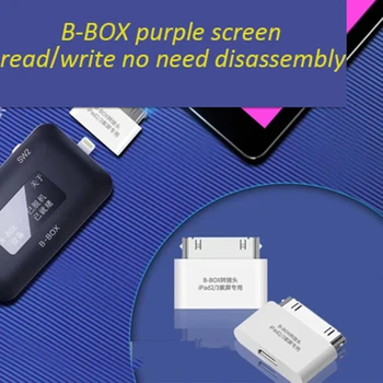 JC B-BOX iRepair P10 Violetinė Ekrano Adapteris, Vienas pelės mygtuku spustelėkite į DFU Magico Diag Įrankis iBox Skaityti, Rašyti Serijos Numeris ipad 2/3