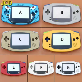 JCD 1PCS Pilnas Komplektas Būsto Shell Padengti + Ekranas Objektyvas Gynėjas + Klijuoti Etiketės Gameboy Advance GBA Konsolės
