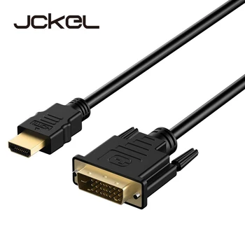 JCKEL HDMI Male į DVI Dual D 24 + 1 25 Vyrų Adapteris 1080P Video Konverteris, skirtas LCD DVD HDTV XBOX PS3 HDMI Kabelis 1m 2m 3m 5m