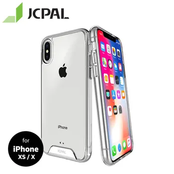 JCPAL iGuard DualPro Atveju iPhone XS/S, o Lengvas Drop Apsaugos Ultra-plonas TPU ir PC Medžiagų