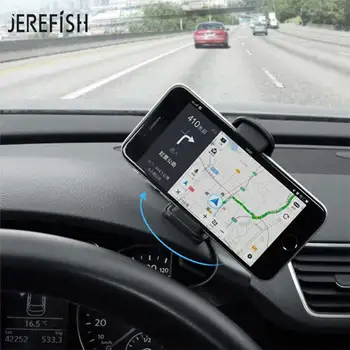 JEREFISH Ne Slydimo Automobilinis Telefono Laikiklis, 360 Laipsnių Sukimosi prietaisų Skydelio Automobilių Mount Laikiklis iPhone Pad Samsung 
