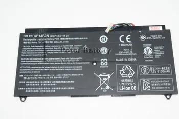 JIGU 7.5 V 47WH Originalus Laptopo Baterijos 21CP4/63/114-2 AP13F3N ACER Dėl Aspire S7-392 S7-393