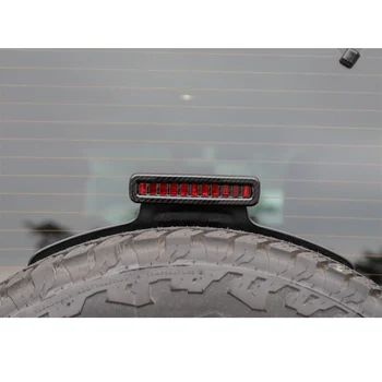 JXKaFa Automobilių Aukštą Poziciją Stabdžių Šviesos Lempos Apdaila Padengti Automobilio Stilius Tinka Jeep Wrangler JL 2018 iki Išoriniai Priedai
