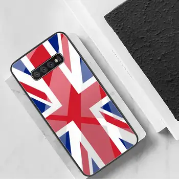 Jungtinės Karalystės, didžiosios Britanijos vėliava JK Telefono dėklas Grūdintas Stiklas Samsung S20 Plius S7 S8 S9 S10 Plus Pastaba 8 9 10 Plius